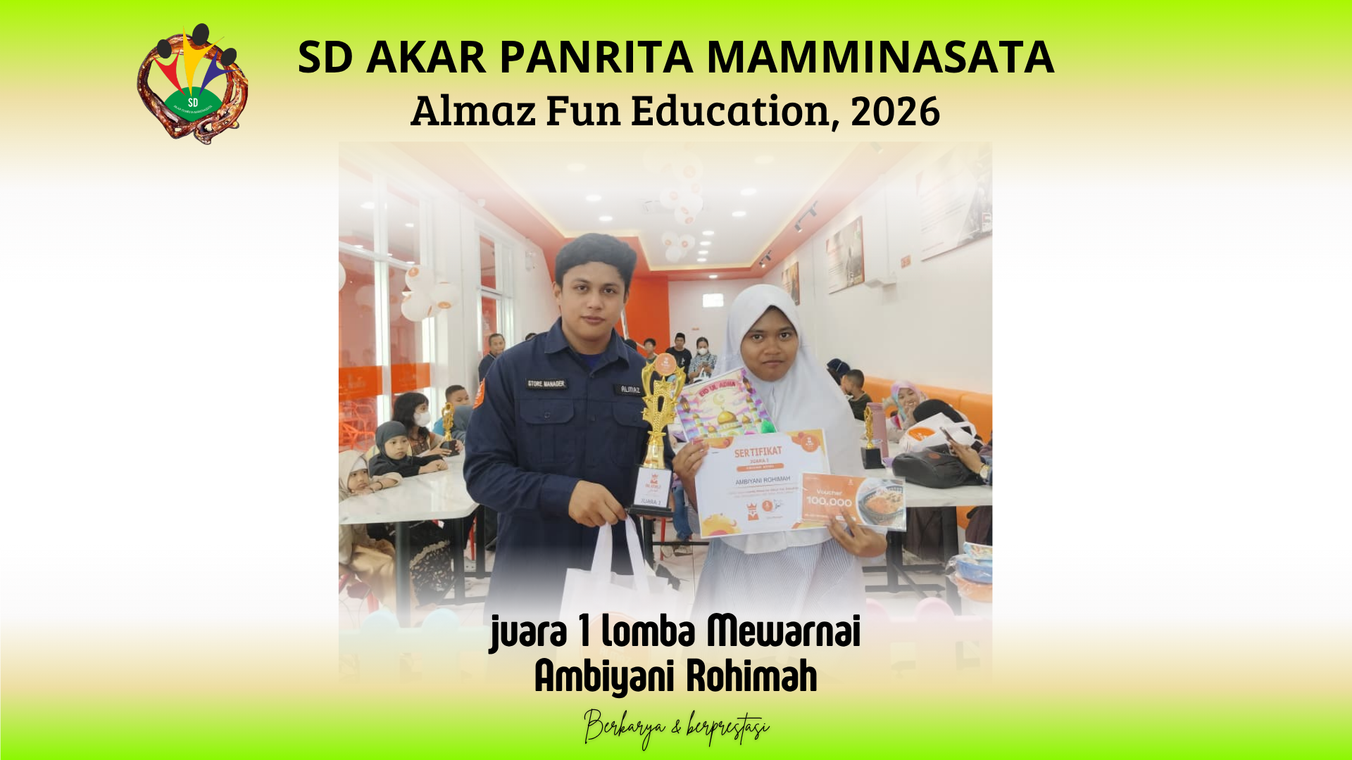 JUARA 1 LOMBA MEWARNAI, ALMAZ EDUCATION, 2026